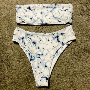 Cute high waisted bathing suit!